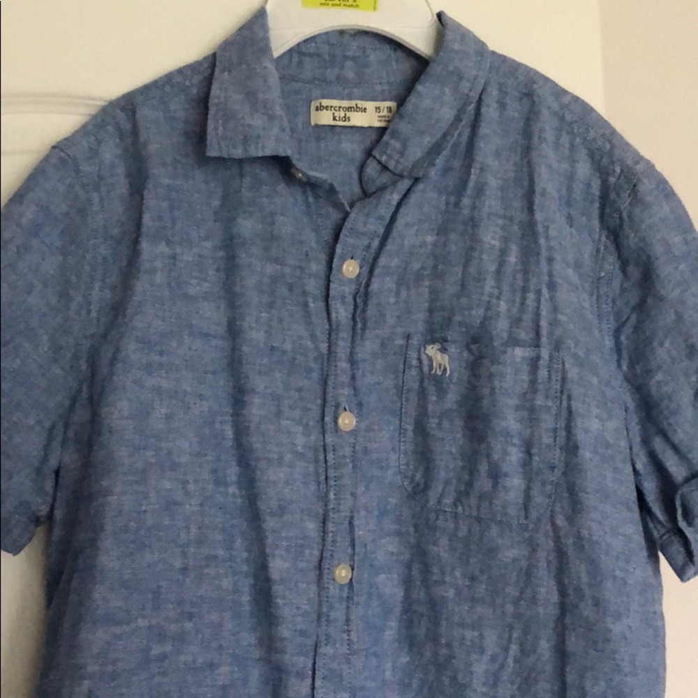 Abercrombie kid button down shirt